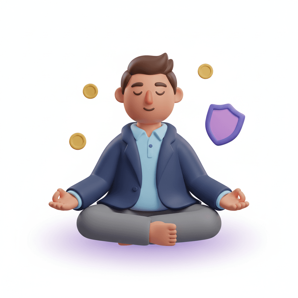 Serene entrepreneur consulting their computer thanks to KleanPay